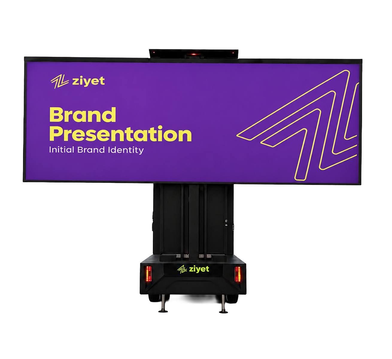 Ziyet mobile LED billboard truck